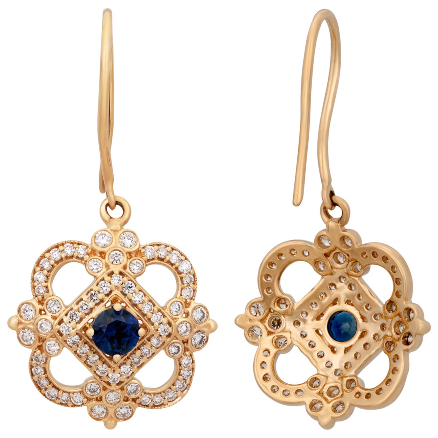 Tresorra Fashion Women's Earrings 224-YG-BS - Image #4