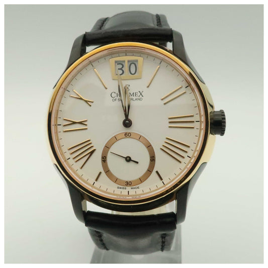 Front view of Charmex St. Tropez Men's Swiss Quartz (Battery-Powered) Watch 2245-PO