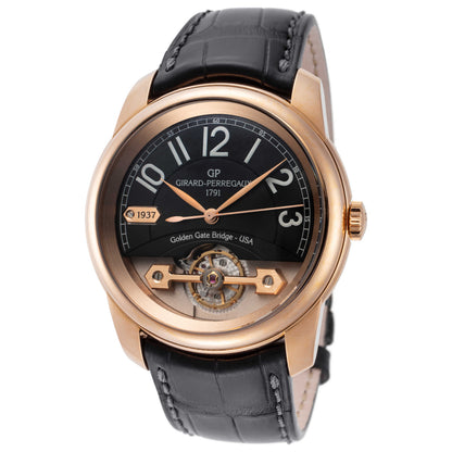 Front view of Girard-Perregaux Place Girardet Men's Automatic Watch 22500-52-000-BA6A-1937