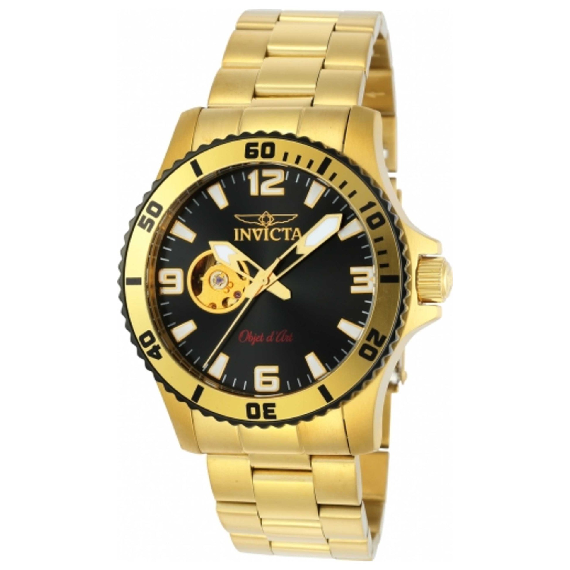 Front view of Invicta Objet D Art Men's Automatic Watch 22625