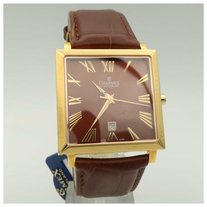 Front view of Charmex Basel Men's Swiss Quartz (Battery-Powered) Watch 2267-SDV