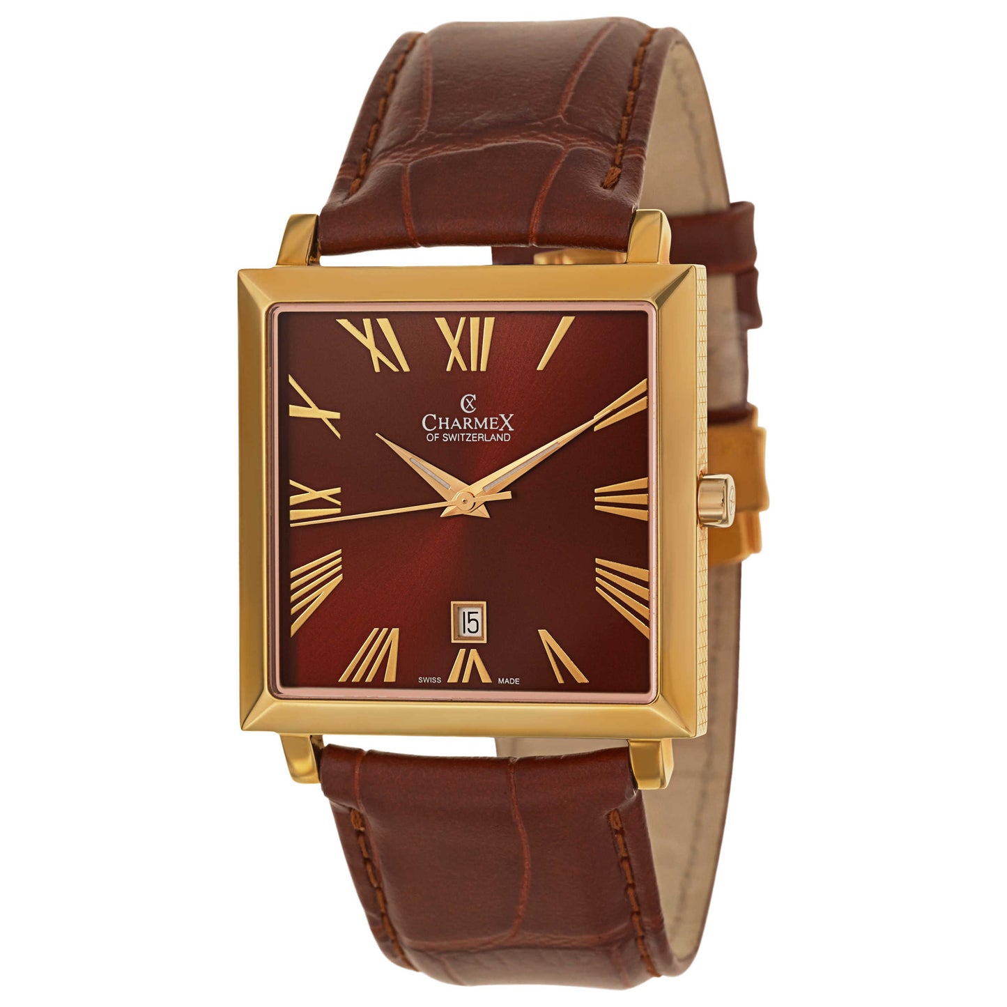 Front view of Charmex Basel Men's Swiss Quartz (Battery-Powered) Watch 2267