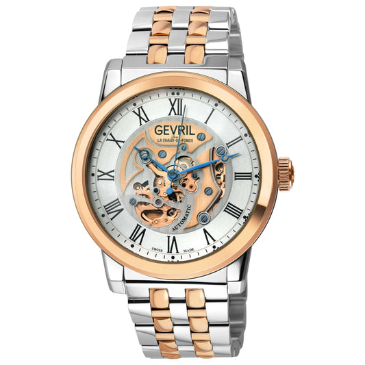 Front view of Gevril Vanderbilt Men's Automatic Watch 22693B