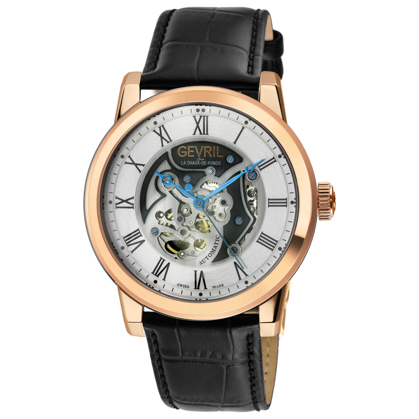 Front view of Gevril Vanderbilt Men's Automatic Watch 22694