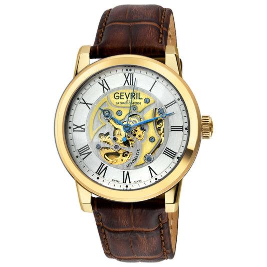 Front view of Gevril Vanderbilt Men's Automatic Watch 22695