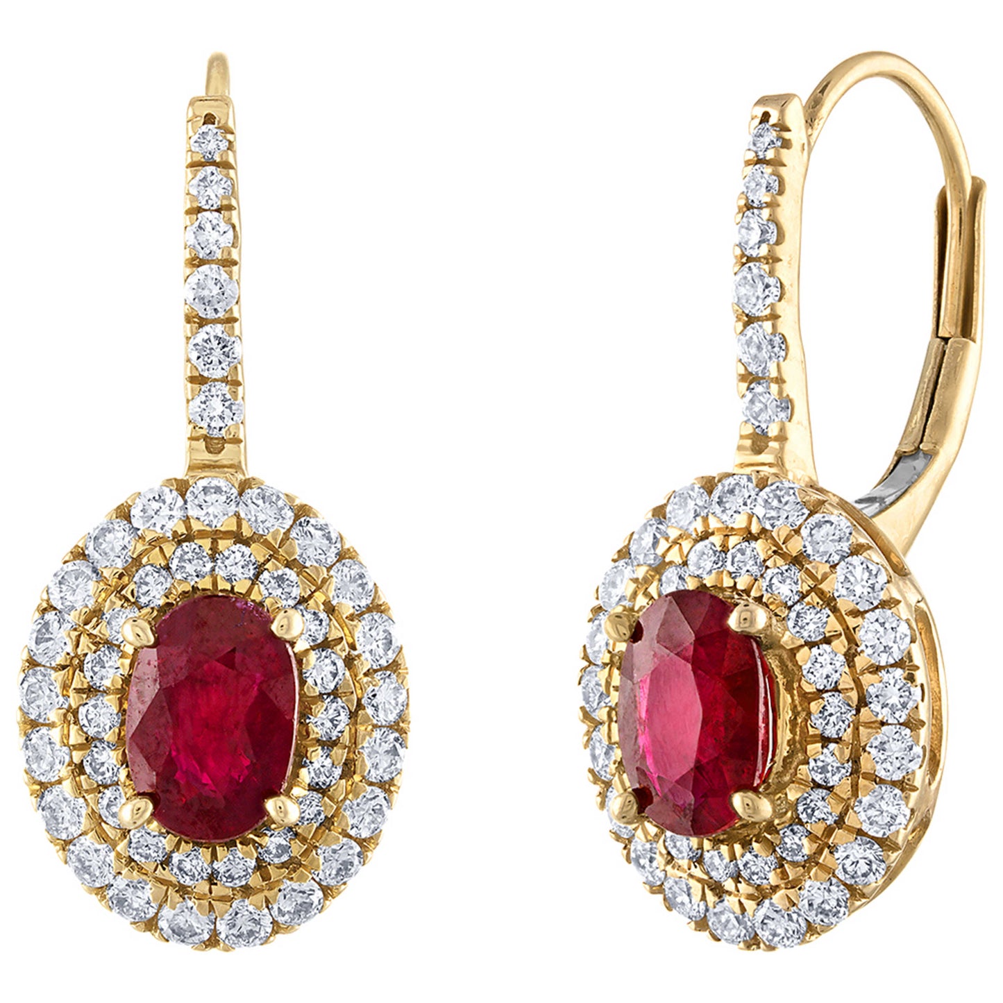 Tresorra Fashion Women's Earrings 227-RG-RBY - Image #2