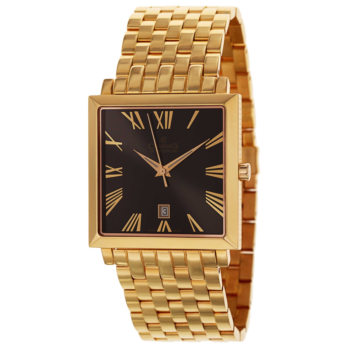 Front view of Charmex Basel Men's Swiss Quartz (Battery-Powered) Watch 2271