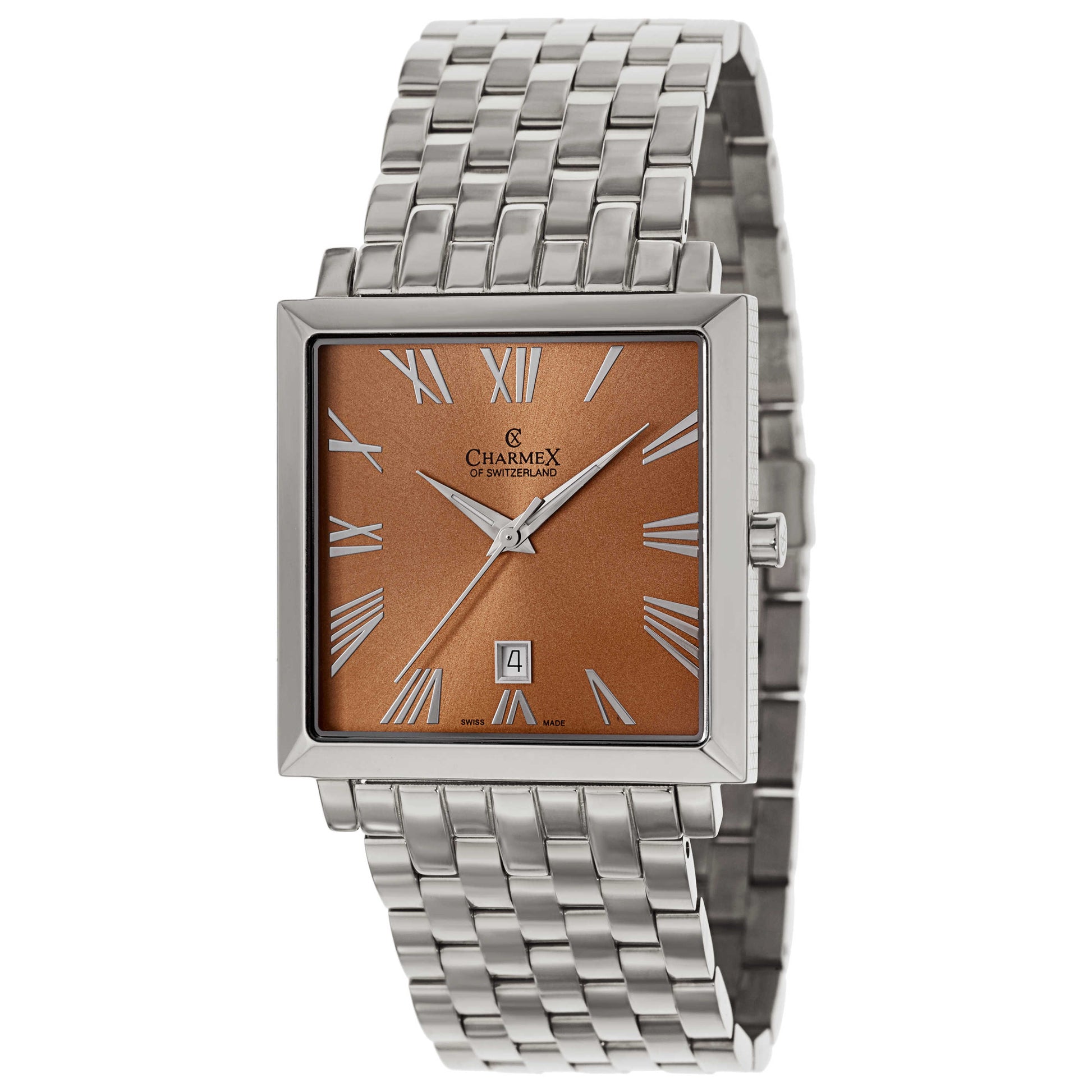Front view of Charmex Basel Men's Swiss Quartz (Battery-Powered) Watch 2282