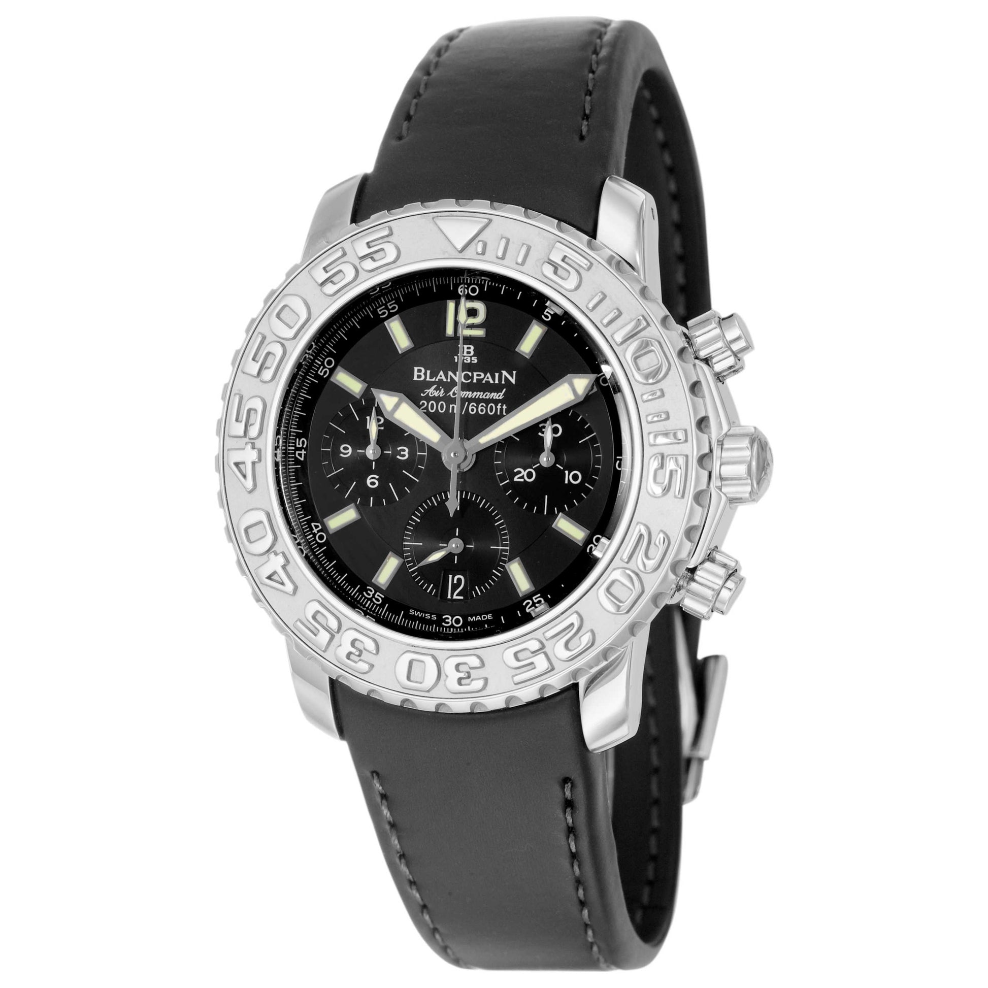 Front view of Blancpain Air Command Men's Automatic Watch 2285F-1130-64B-SD