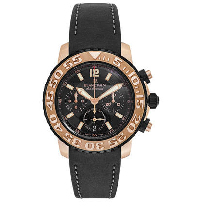 Front view of Blancpain Air Command Men's Automatic Watch 2285F-6630-64B