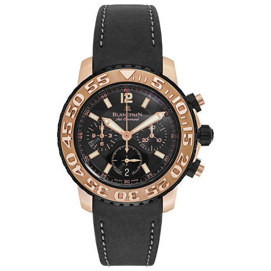 Front view of Blancpain Air Command Men's Automatic Watch 2285F-6630-64B