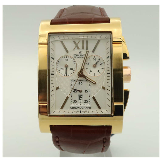 Front view of Charmex Lausanne Men's Swiss Quartz (Battery-Powered) Watch 2290-SDV