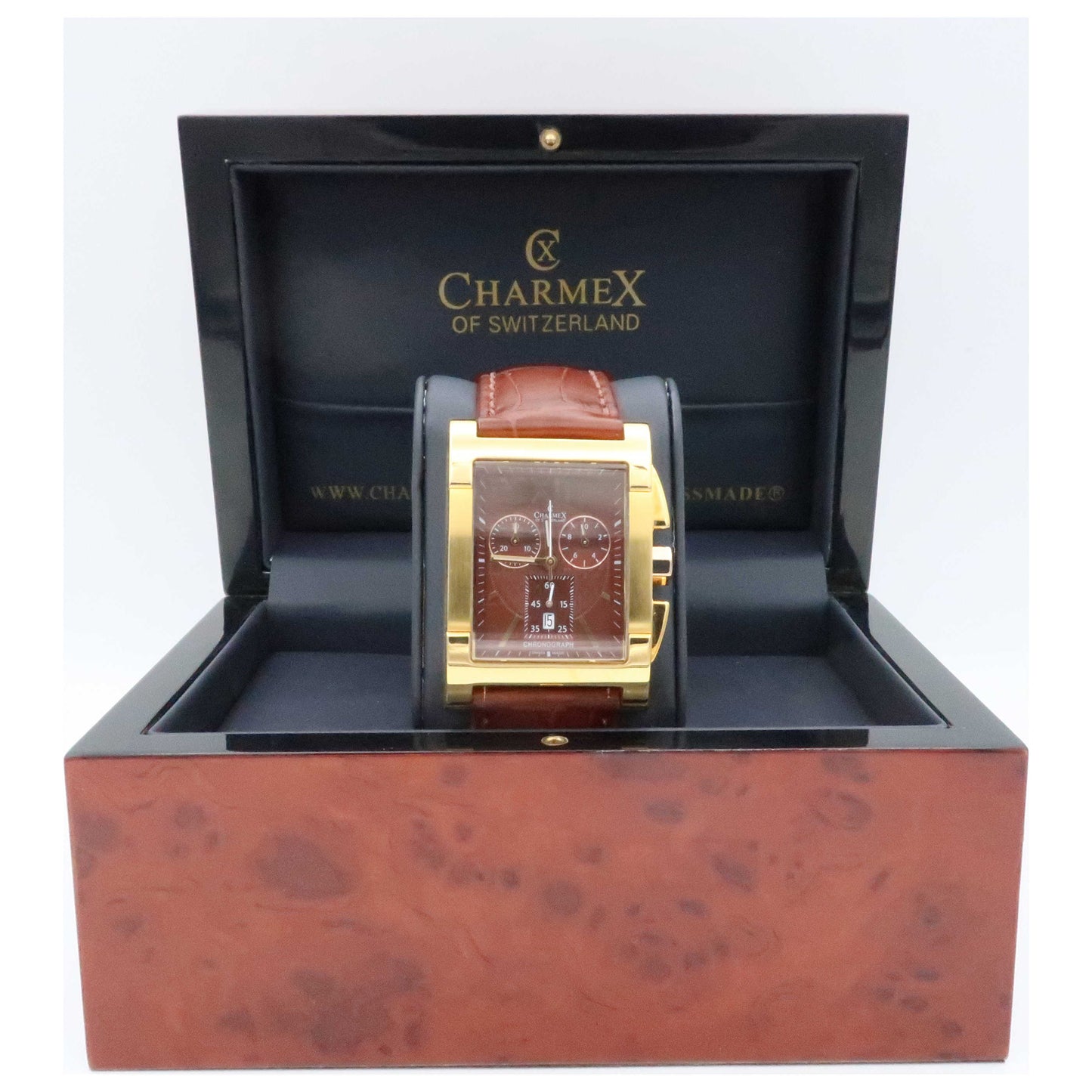 Charmex Lausanne Men's Swiss Quartz (Battery-Powered) Watch 2292-PO - Image #6