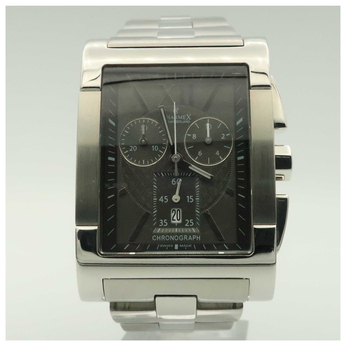 Front view of Charmex Lausanne Men's Swiss Quartz (Battery-Powered) Watch 2306-PO2