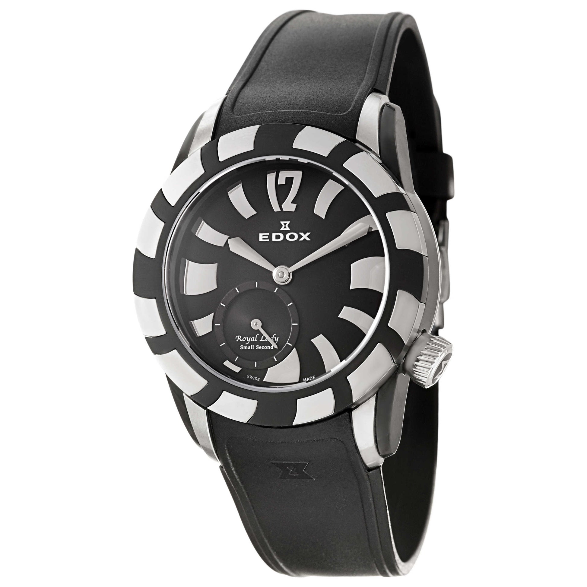 Front view of Edox Royal Lady Women's Swiss Quartz (Battery-Powered) Watch 23087-357N-NIN