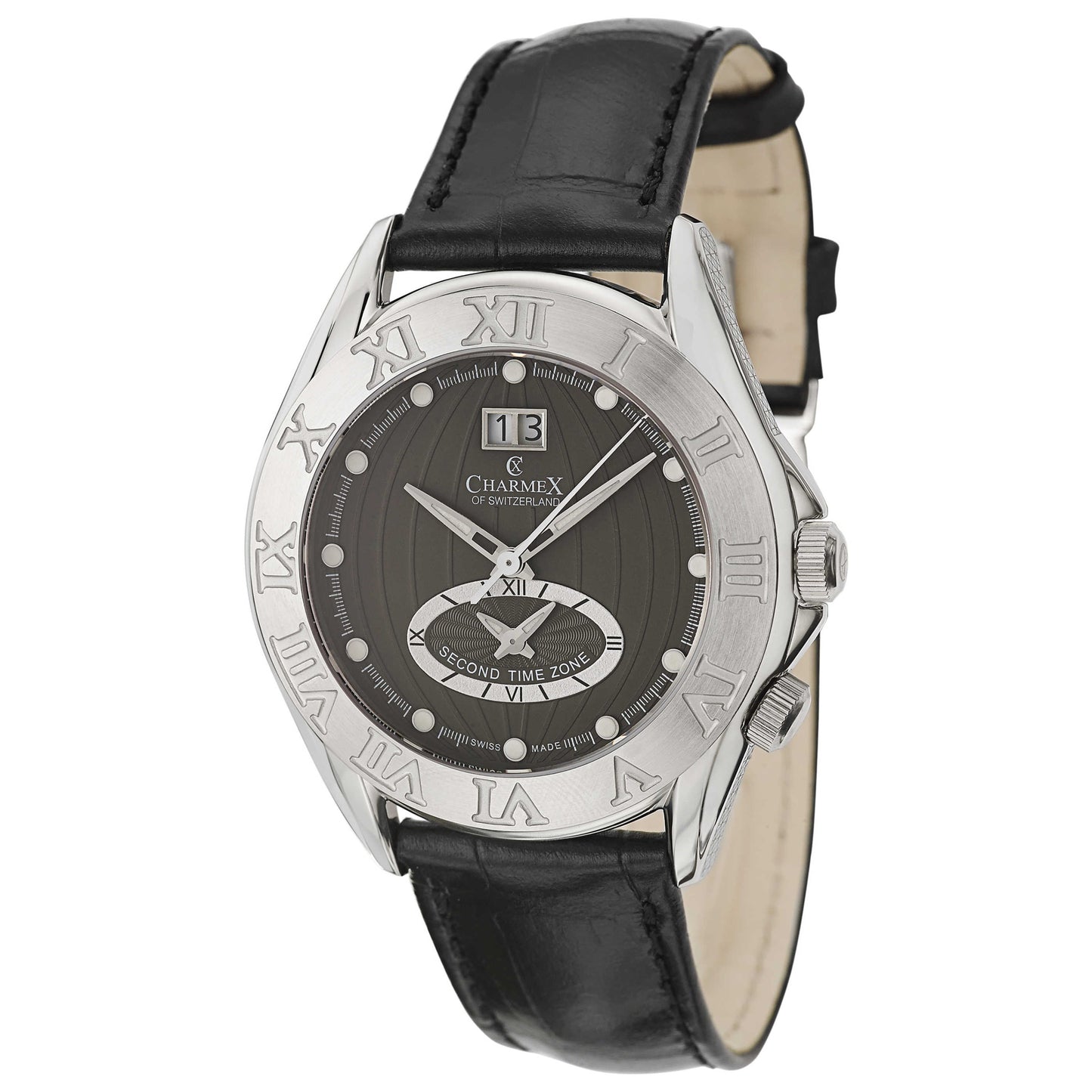 Front view of Charmex Globetrotter Men's Swiss Quartz (Battery-Powered) Watch 2321