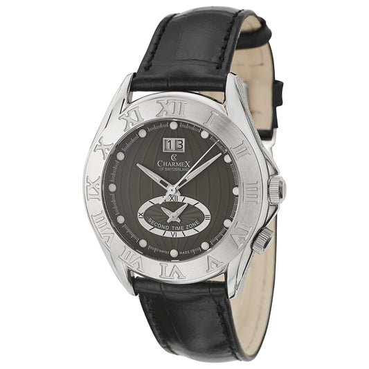 Front view of Charmex Globetrotter Men's Swiss Quartz (Battery-Powered) Watch 2321