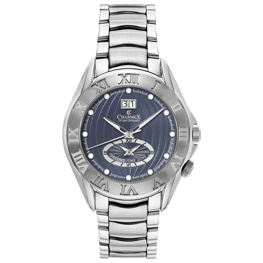 Front view of Charmex Globetrotter Men's Swiss Quartz (Battery-Powered) Watch 2327