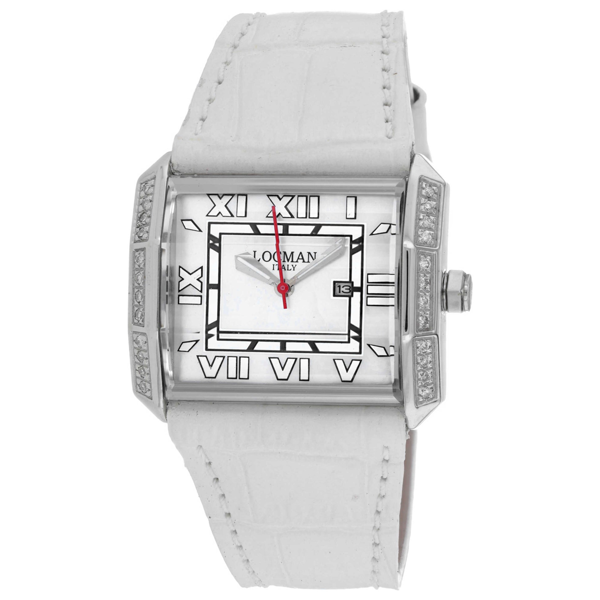 Front view of Locman Classic Women's Quartz Watch 232MOPWHD/WH LE