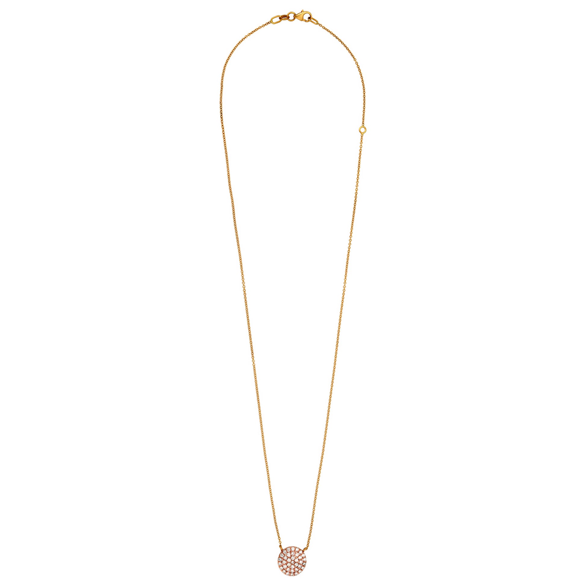 Tresorra Fashion Women's Necklace 233-RG-DIA - Image #4