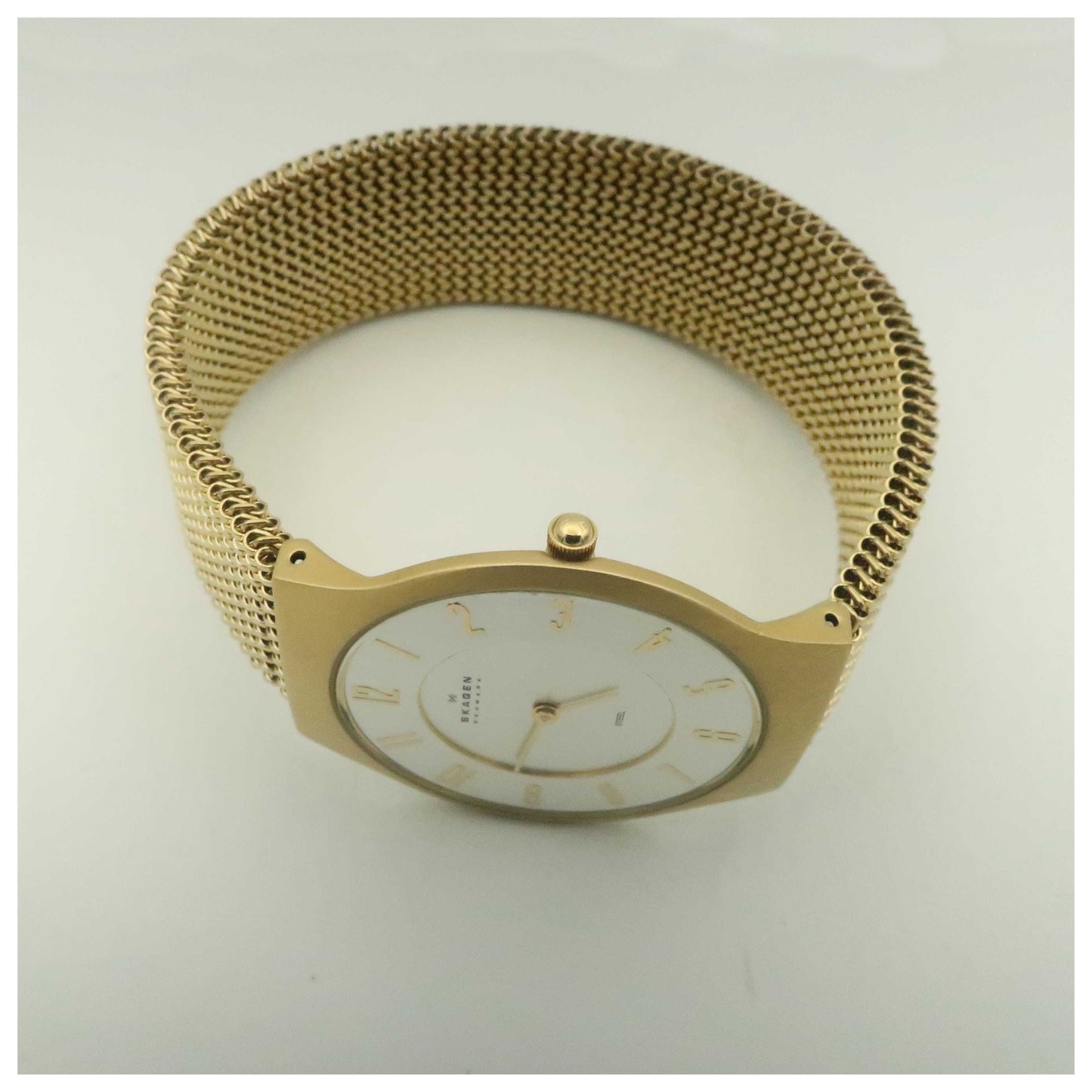 Skagen Mesh Men's Japanese Quartz (Battery-Powered) Watch 233LGG3L-PO - Image #8
