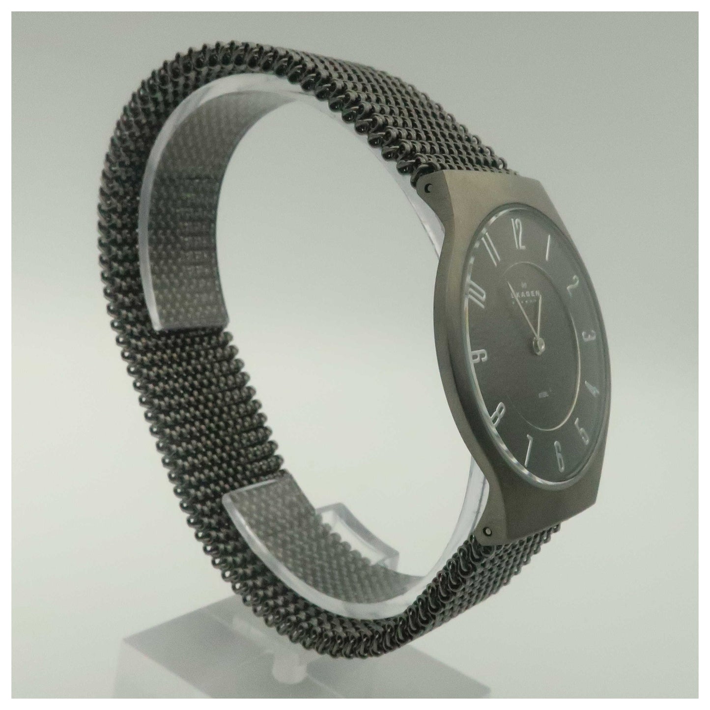 Skagen Mesh Men's Japanese Quartz (Battery-Powered) Watch 233LMM2M-PO - Image #3