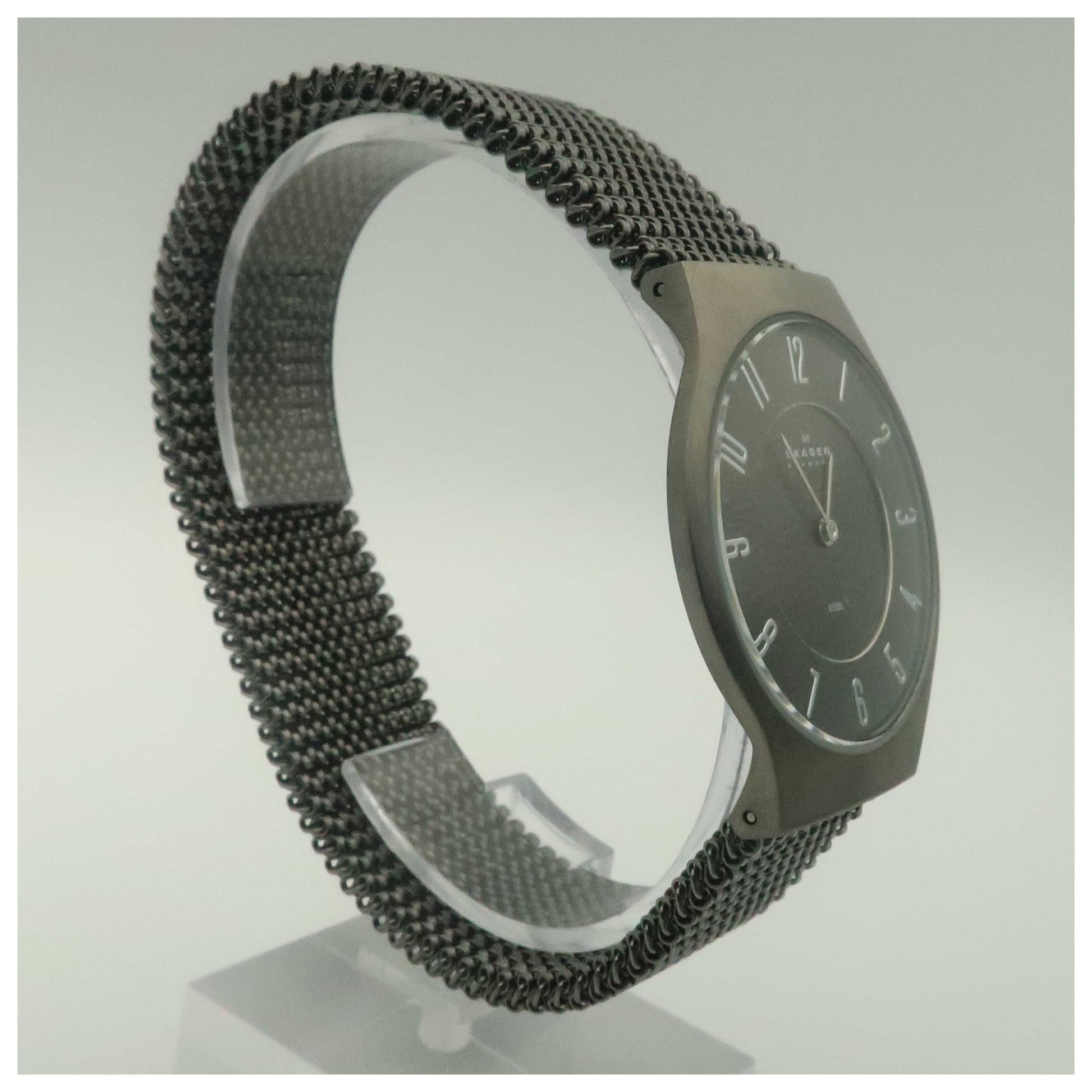 Skagen Mesh Men's Japanese Quartz (Battery-Powered) Watch 233LMM2M-PO - Image #3