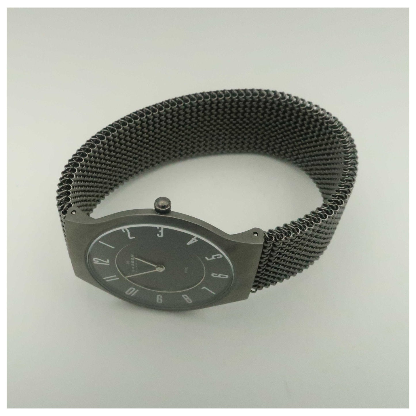 Skagen Mesh Men's Japanese Quartz (Battery-Powered) Watch 233LMM2M-PO - Image #8