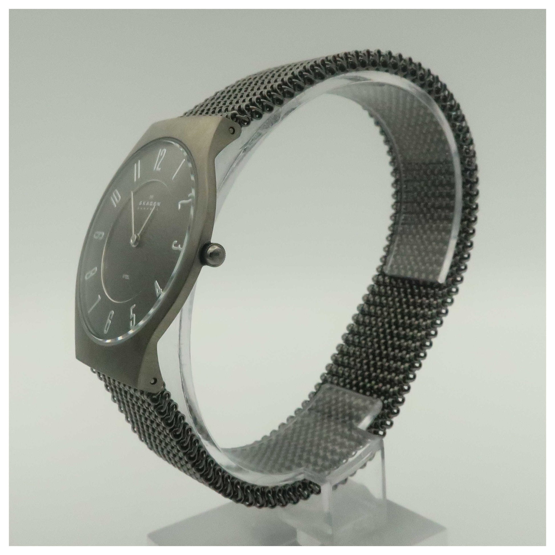Skagen Mesh Men's Japanese Quartz (Battery-Powered) Watch 233LMM2M-PO - Image #4