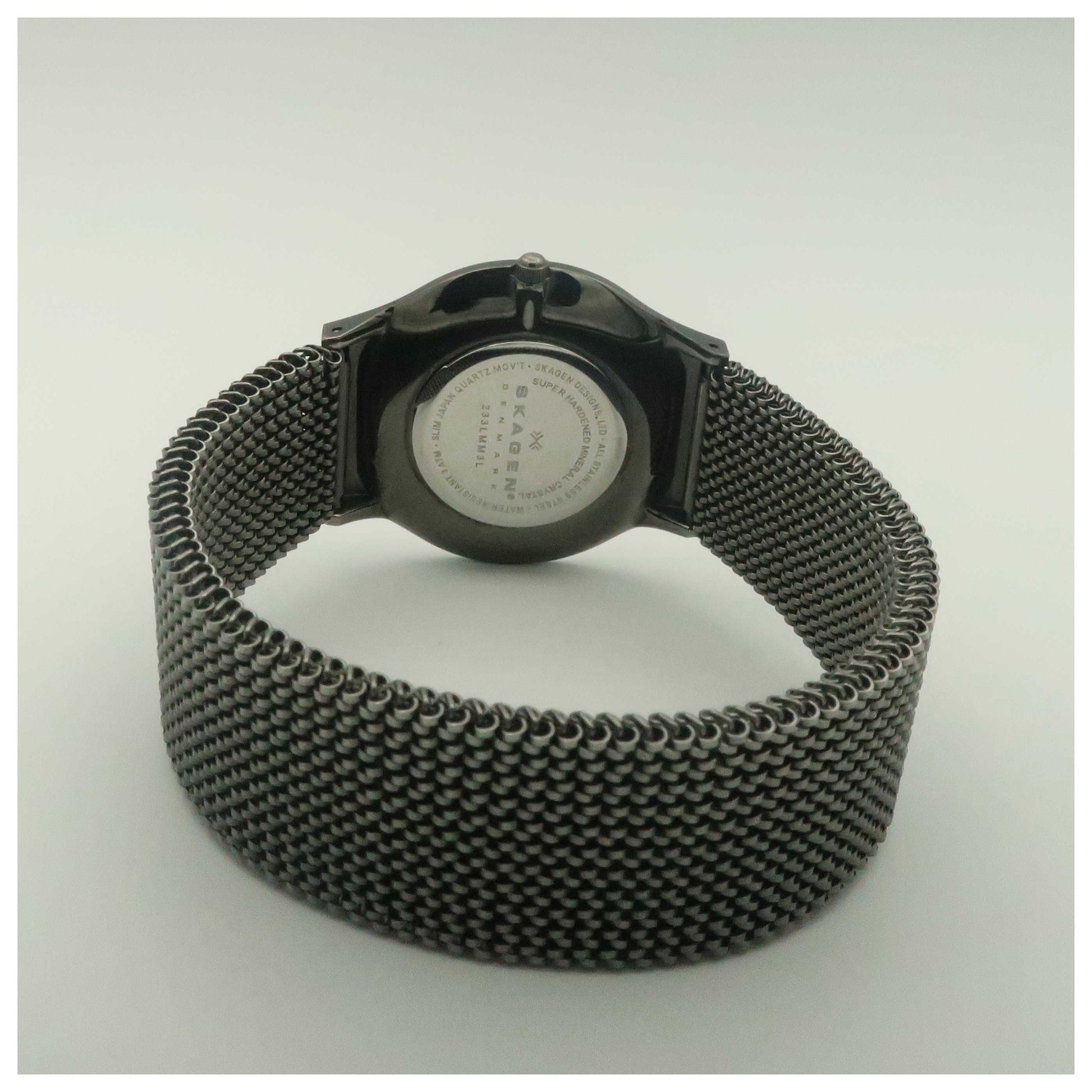 Skagen Mesh Men's Japanese Quartz (Battery-Powered) Watch 233LMM3L-PO2 - Image #2