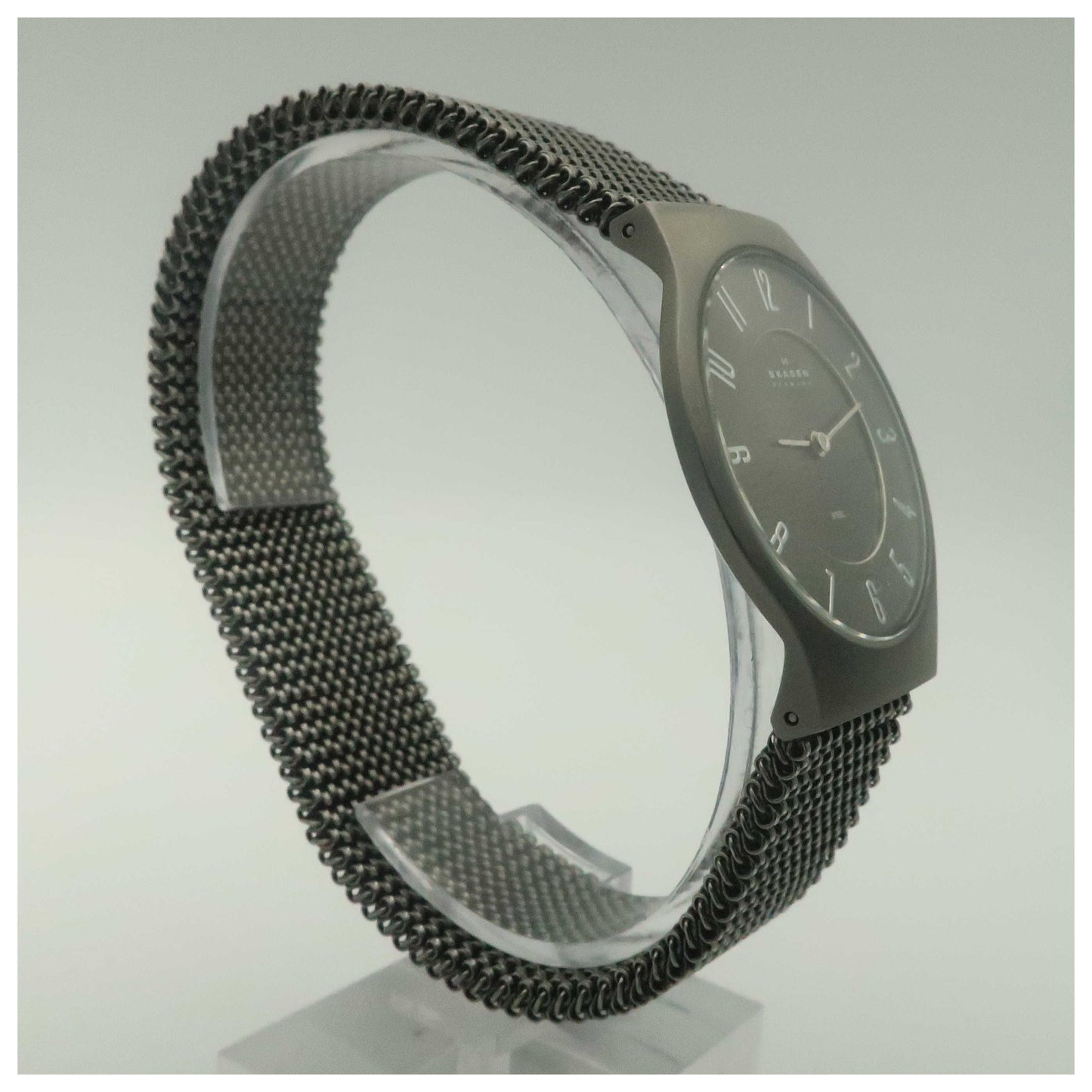 Skagen Mesh Men's Japanese Quartz (Battery-Powered) Watch 233LMM3L-PO2 - Image #3