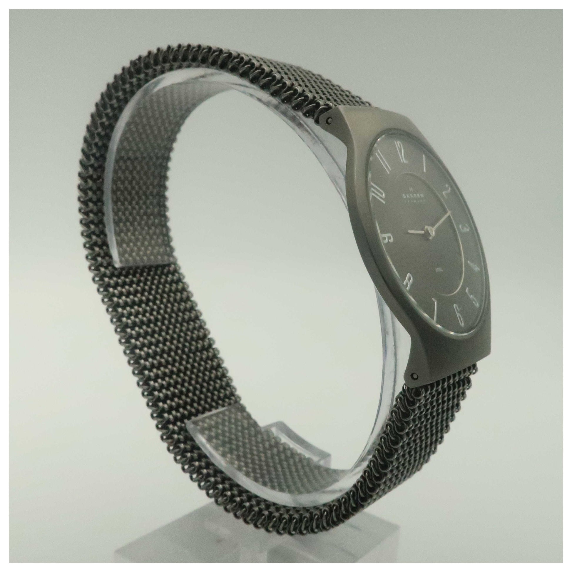 Skagen Mesh Men's Japanese Quartz (Battery-Powered) Watch 233LMM3L-PO2 - Image #3