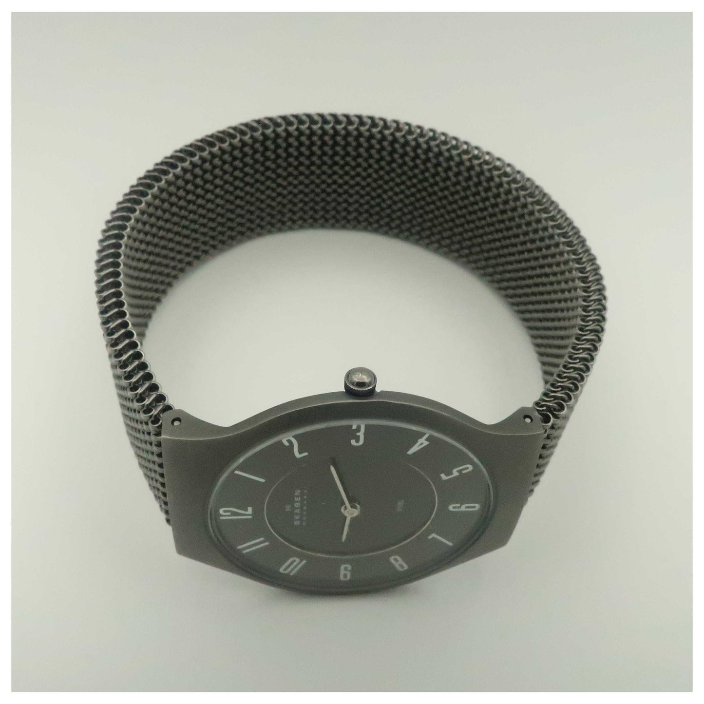 Skagen Mesh Men's Japanese Quartz (Battery-Powered) Watch 233LMM3L-PO2 - Image #8