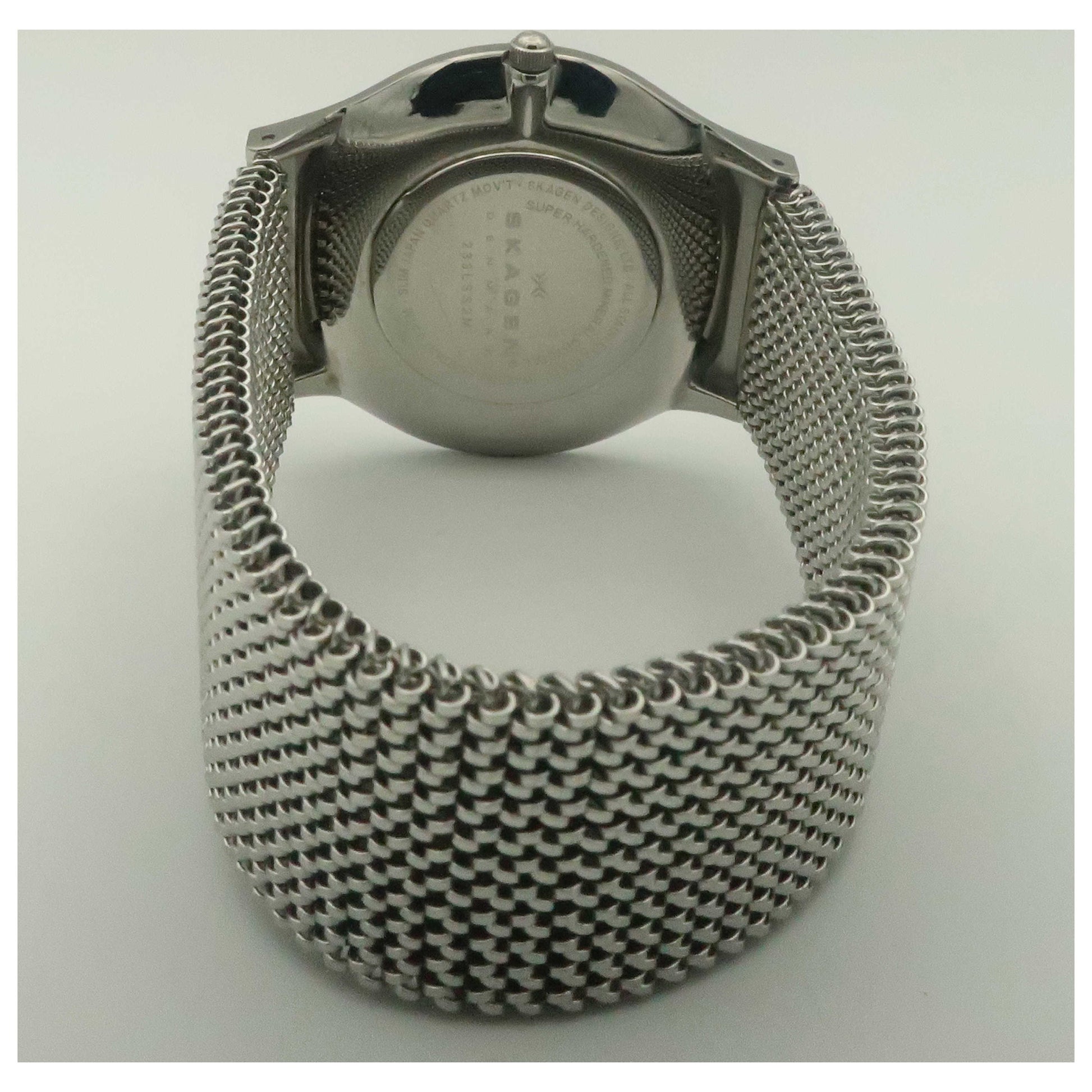 Skagen Mesh Men's Japanese Quartz (Battery-Powered) Watch 233LSS2M-PO - Image #2