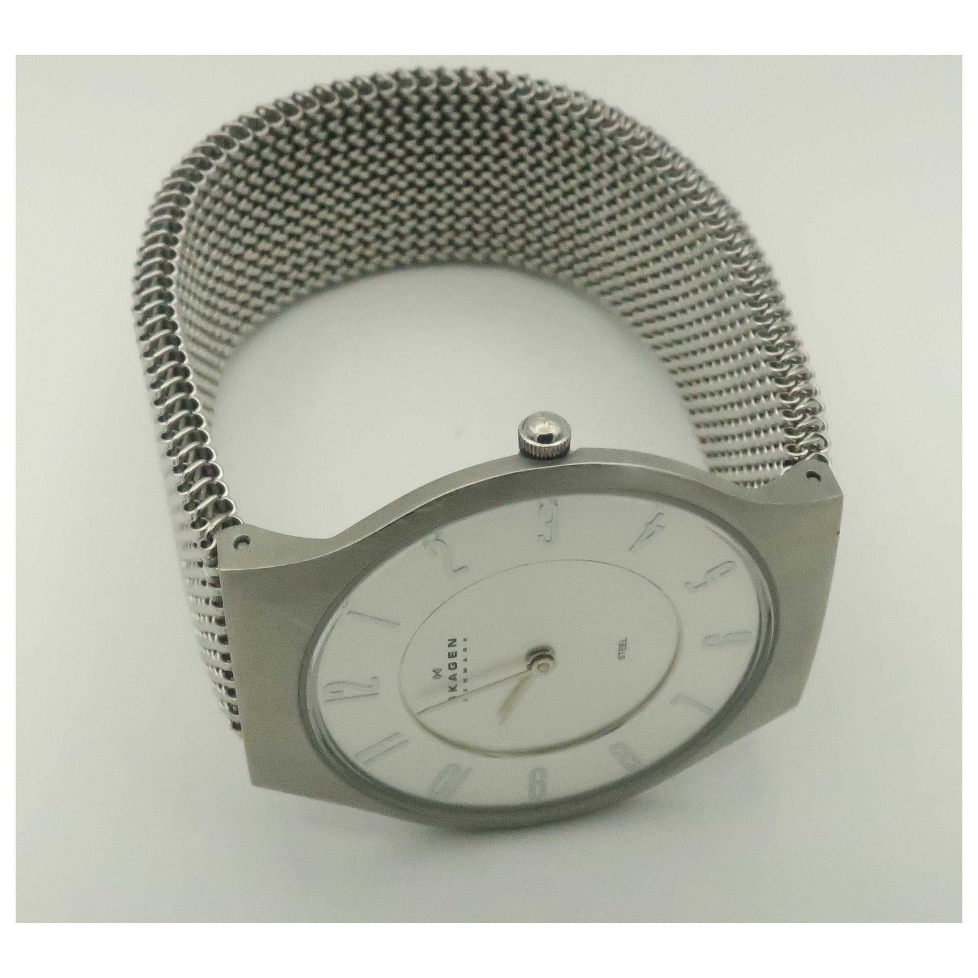 Skagen Mesh Men's Japanese Quartz (Battery-Powered) Watch 233LSS2M-PO - Image #8