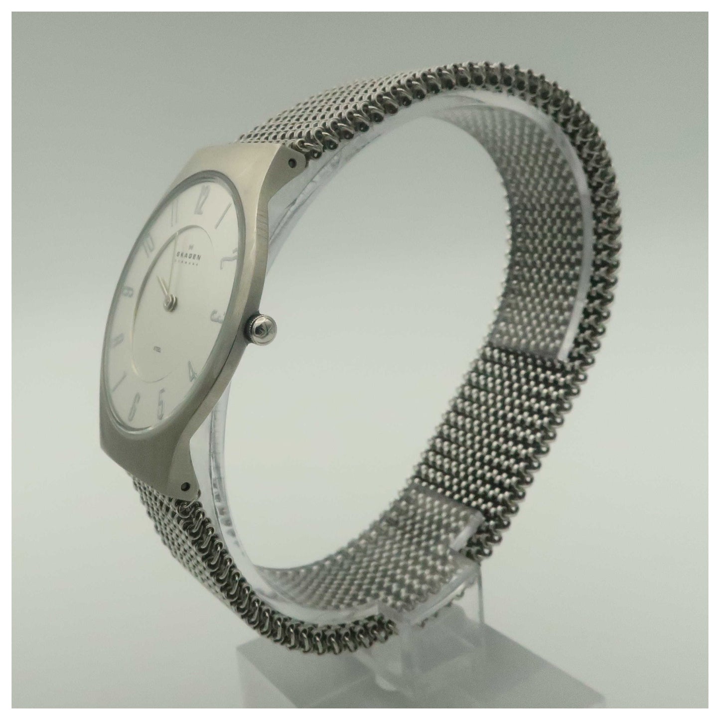 Skagen Mesh Men's Japanese Quartz (Battery-Powered) Watch 233LSS2M-PO - Image #4