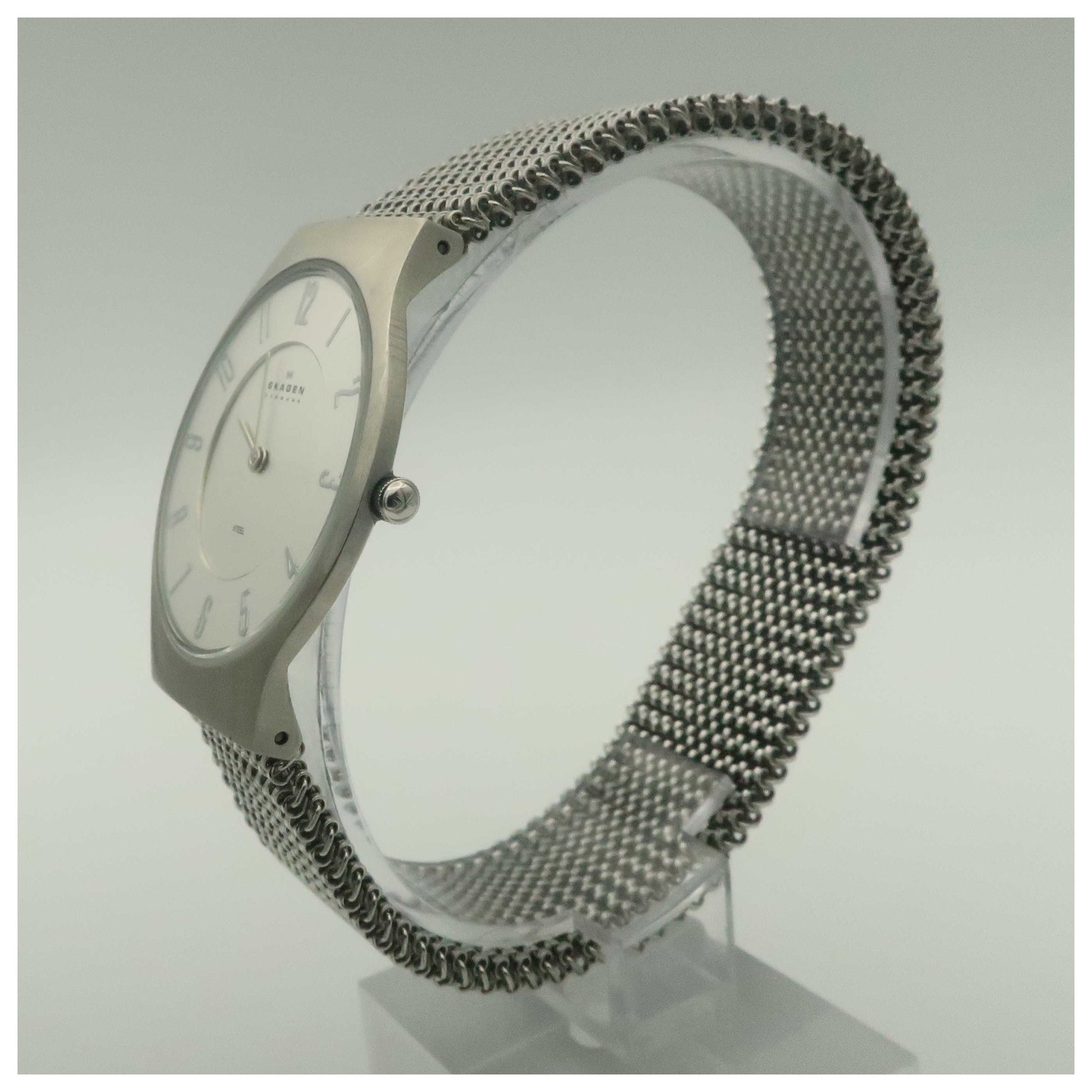 Skagen Mesh Men's Japanese Quartz (Battery-Powered) Watch 233LSS2M-PO - Image #4