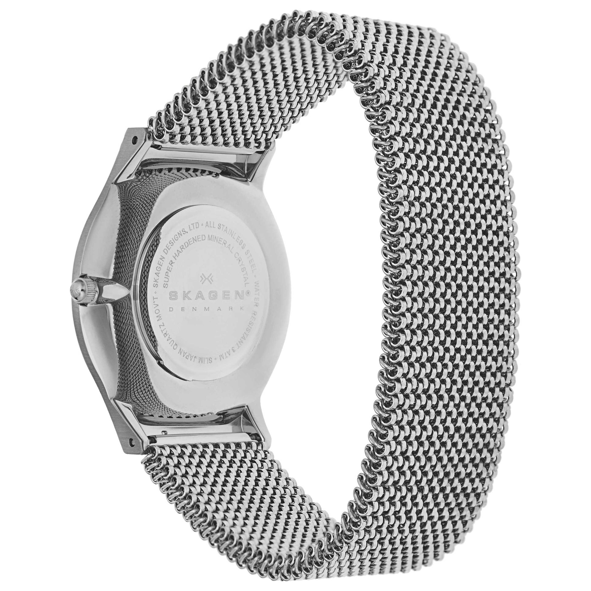 Skagen Mesh Men's Japanese Quartz (Battery-Powered) Watch 233LSS3L - Image #2
