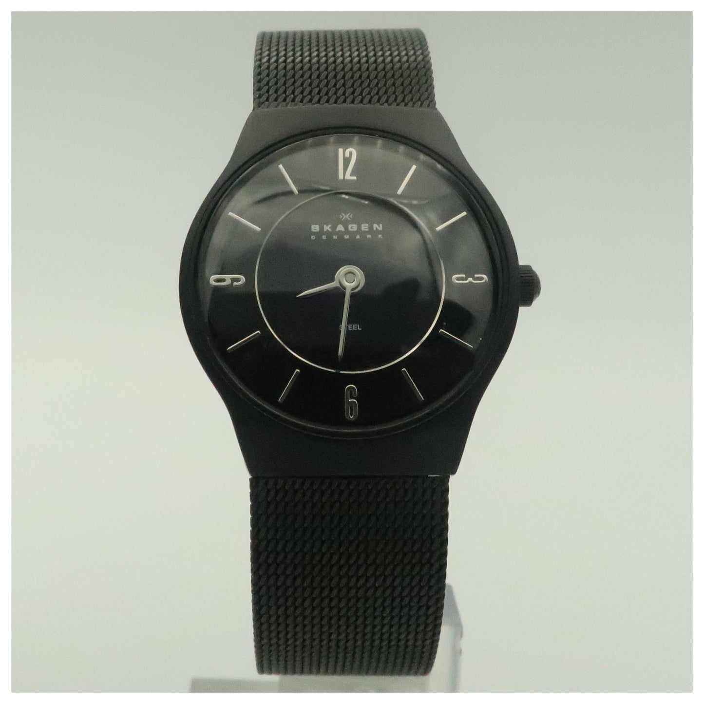 Front view of Skagen Mesh Women's Quartz Watch 233XSBB-PO