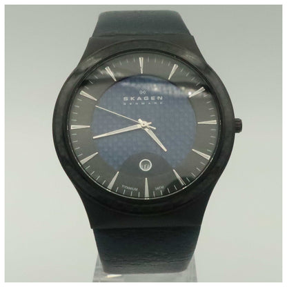 Front view of Skagen Titanium Men's Japanese Quartz (Battery-Powered) Watch 234XXLTBLN-PO