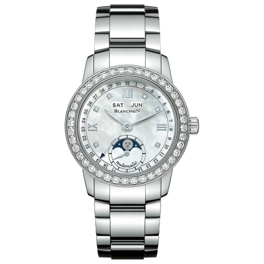 Front view of Blancpain Leman Women's Automatic Watch 2360-4691-71A