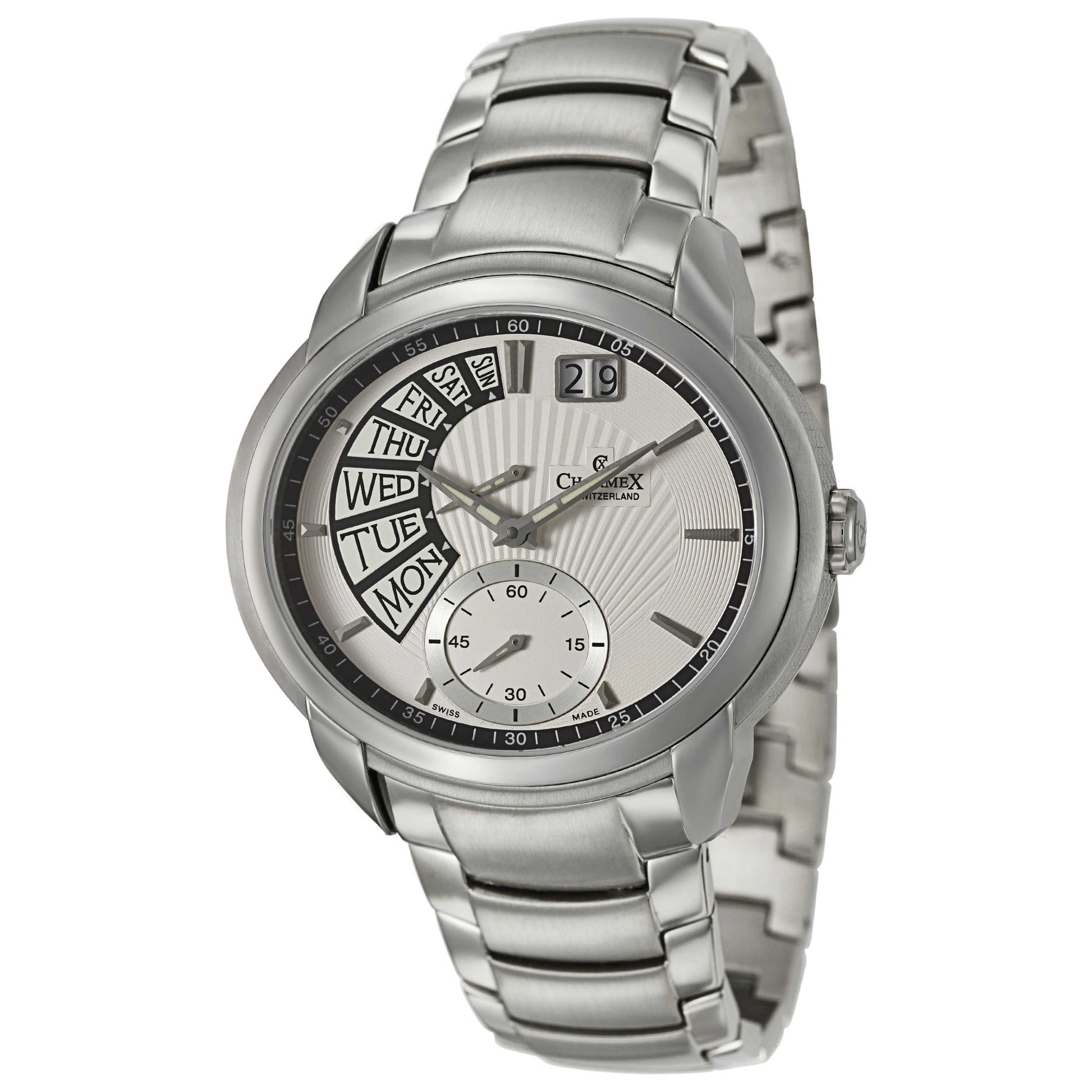 Front view of Charmex Portofino Men's Swiss Quartz (Battery-Powered) Watch 2360