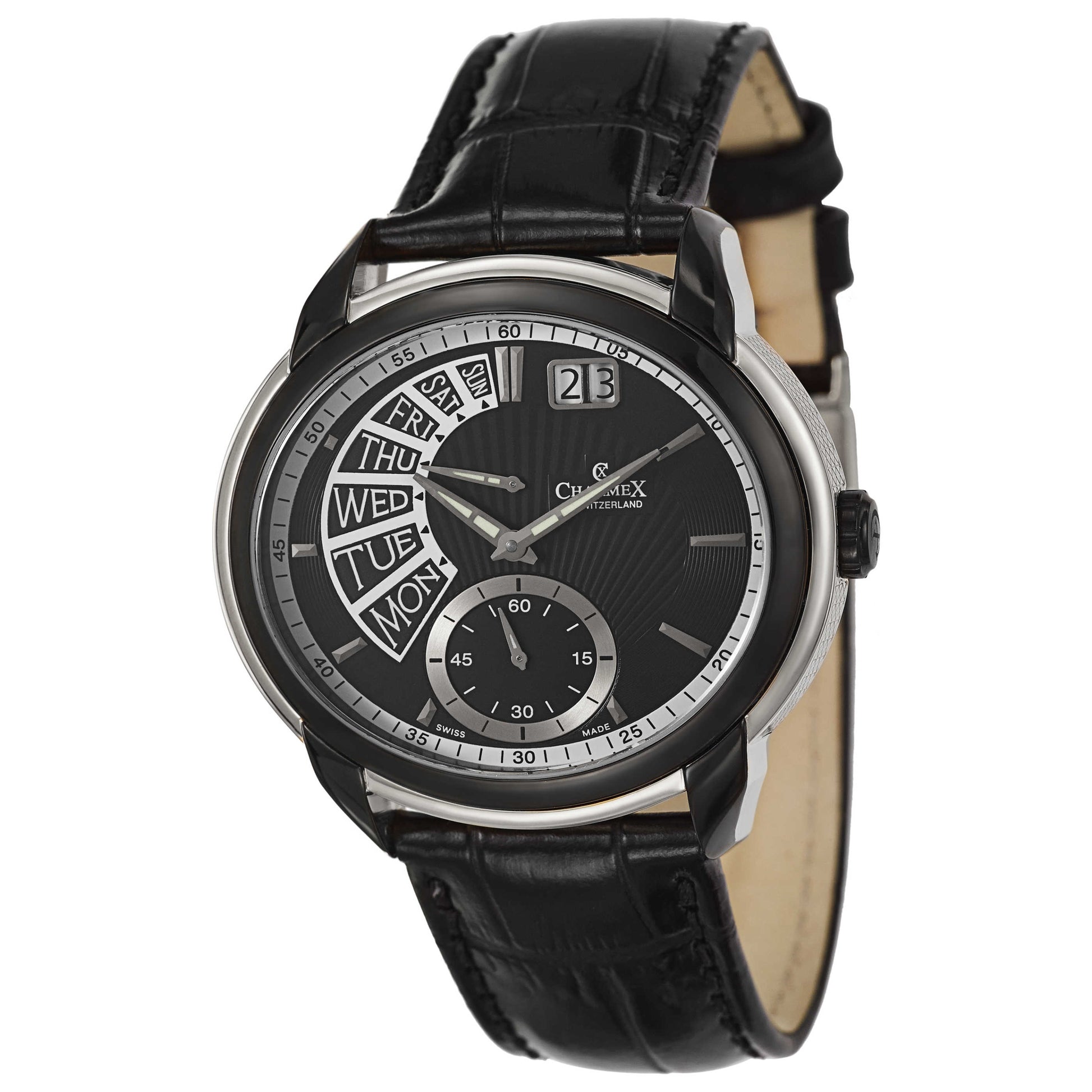 Front view of Charmex Portofino Men's Swiss Quartz (Battery-Powered) Watch 2366