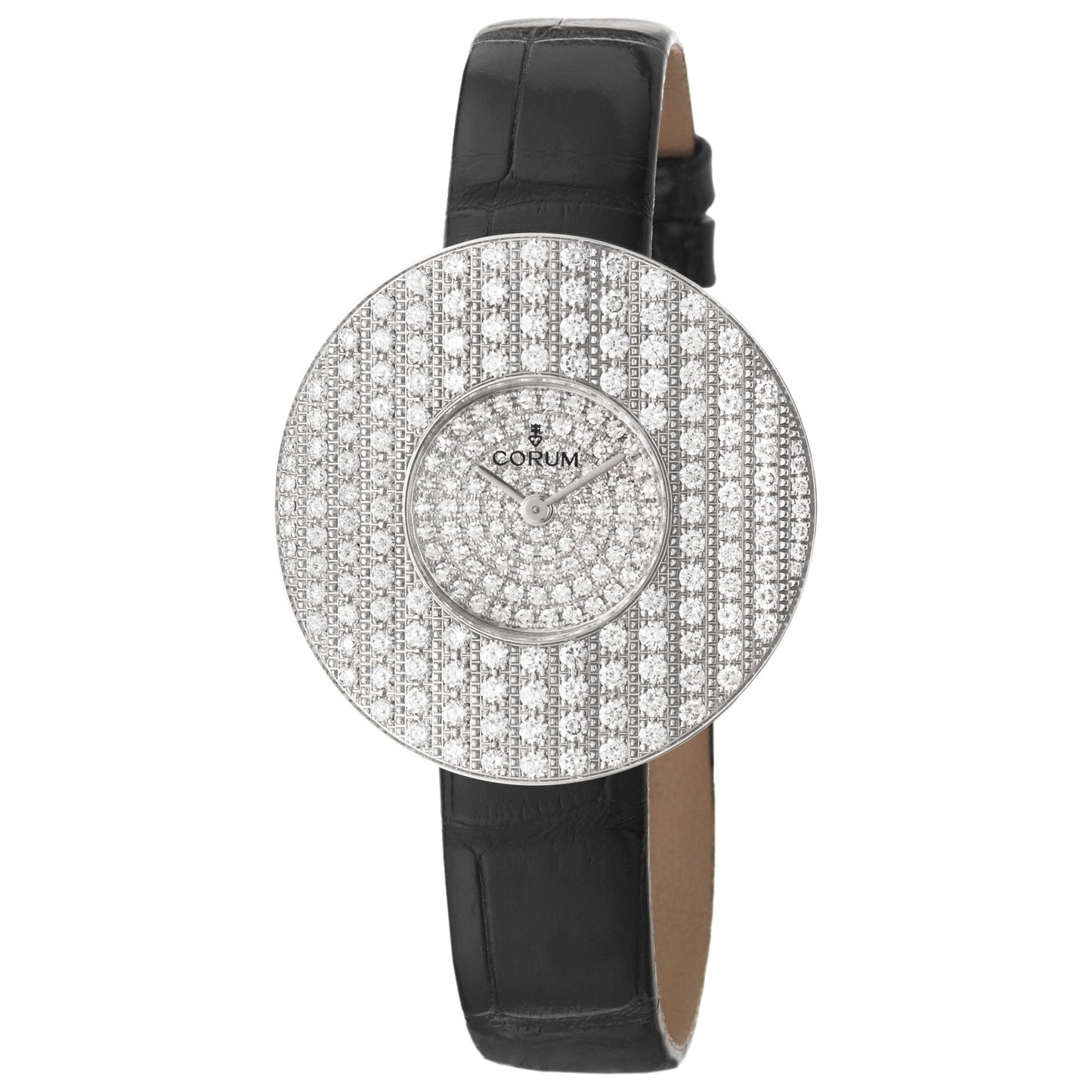 Front view of Corum Chinese Hat Women's Swiss Quartz (Battery-Powered) Watch 237-101-69-0081-GR34