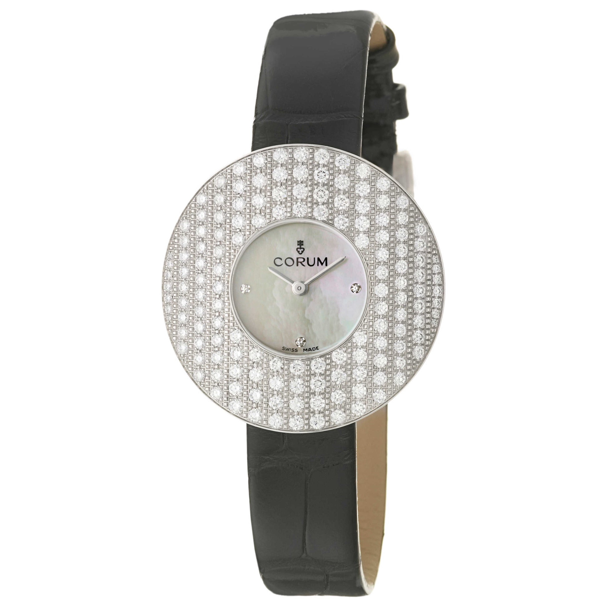 Front view of Corum Chinese Hat Women's Swiss Quartz (Battery-Powered) Watch 237-101-69-0081-PN01