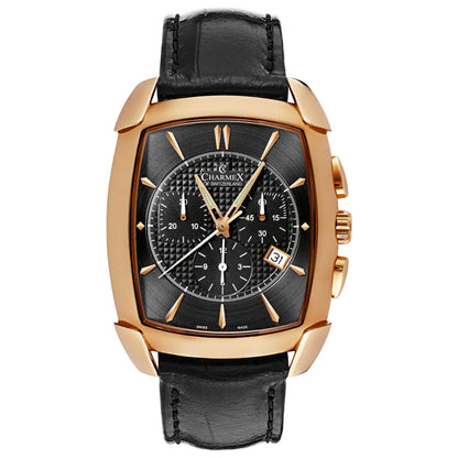 Front view of Charmex Evian Men's Swiss Quartz (Battery-Powered) Watch 2381