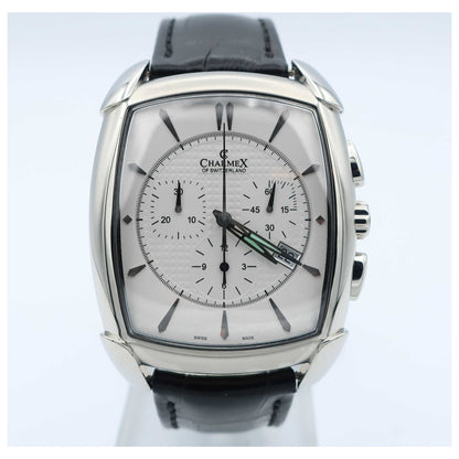 Front view of Charmex Evian Men's Swiss Quartz (Battery-Powered) Watch 2385-SD