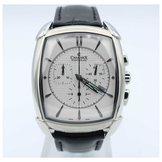 Front view of Charmex Evian Men's Swiss Quartz (Battery-Powered) Watch 2385-SD