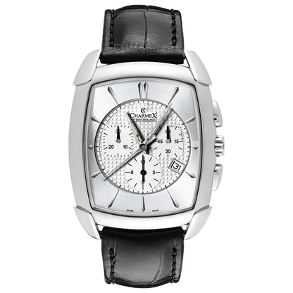 Front view of Charmex Evian Men's Swiss Quartz (Battery-Powered) Watch 2385