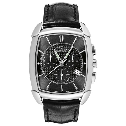 Front view of Charmex Evian Men's Swiss Quartz (Battery-Powered) Watch 2386